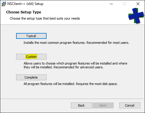 Icinga 2 Windows Setup NSClient++