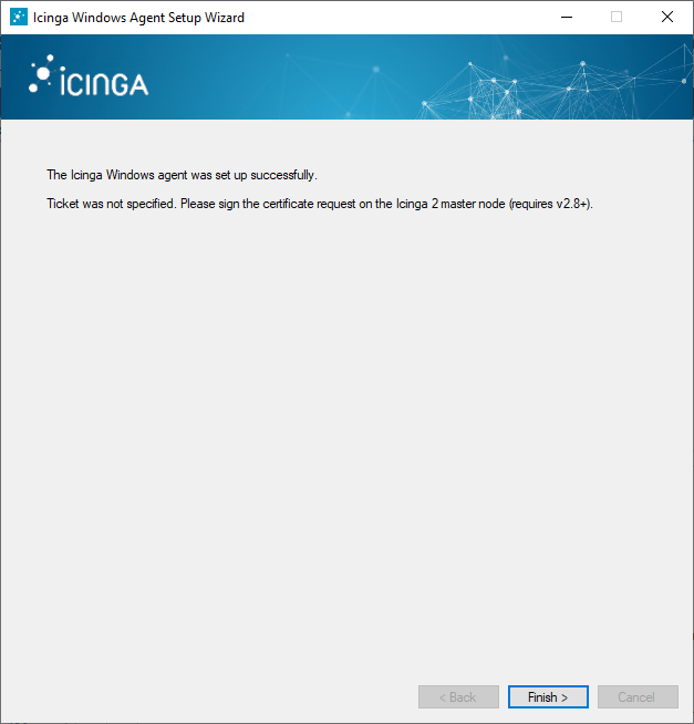 Icinga 2 Windows Setup