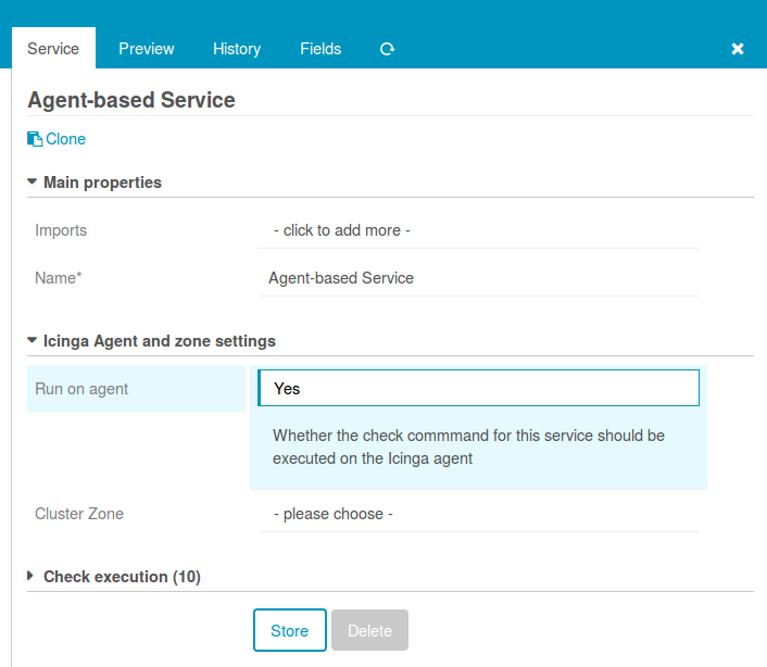 Agent-based service