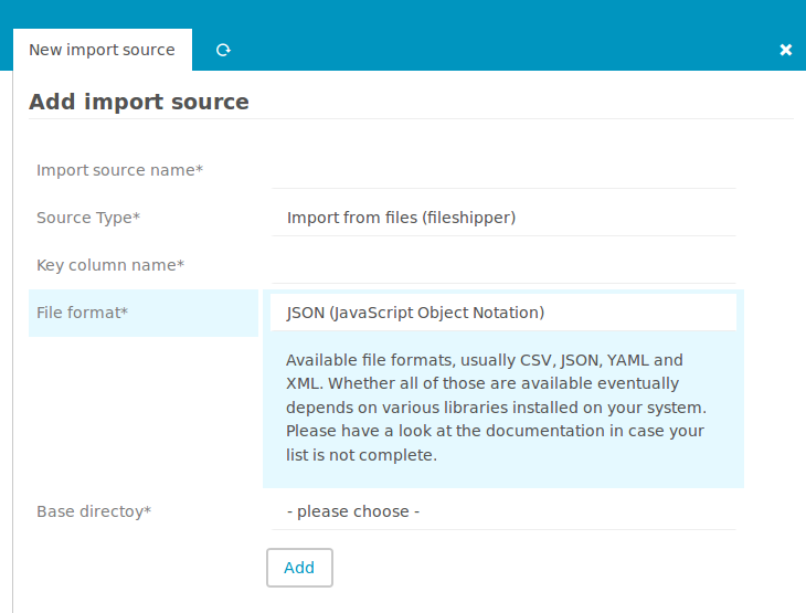 Choose a File Format