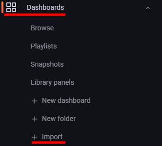 Import Dashboards