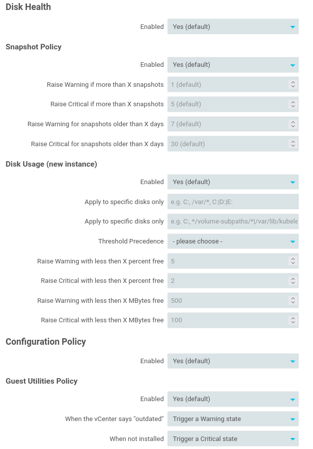 Monitoring Rules