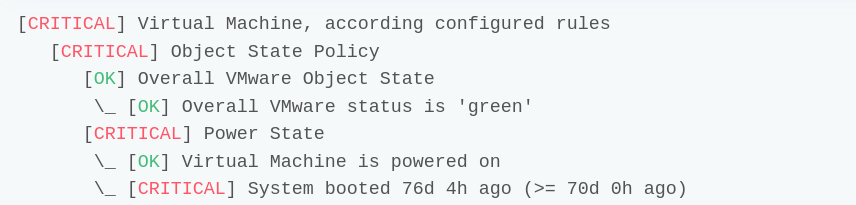 Power State Threshold in Check Output