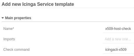 new service template