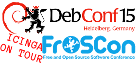 Icinga on tour August 2015 - DebConf - FrOSCon