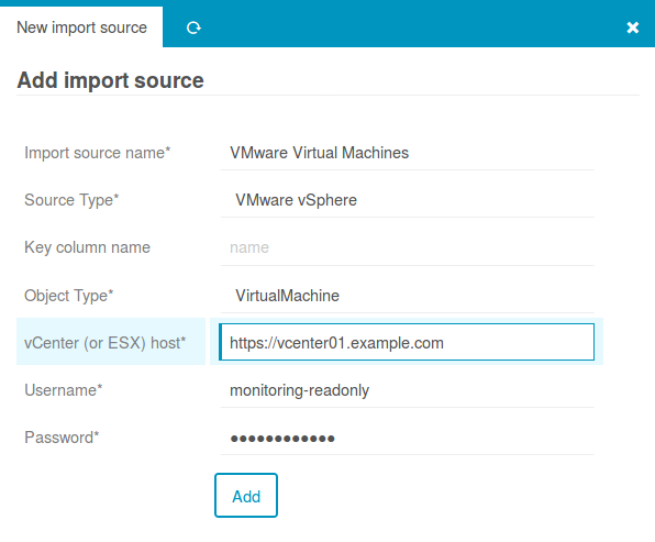 VMware vSphere Import