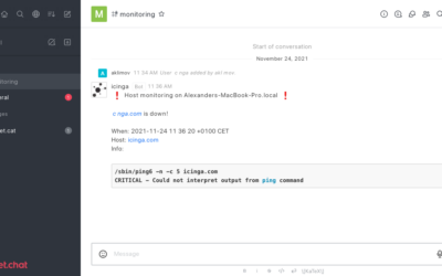 Icinga 2 Rocket.Chat notifications. The complete guide