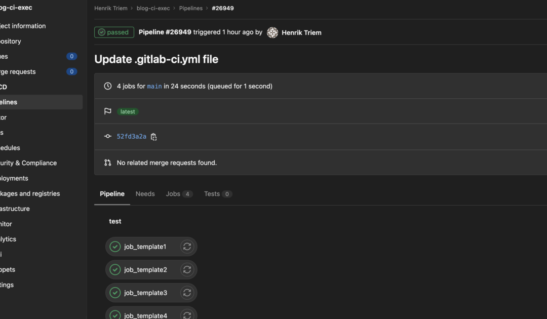 GitLab CI/CD Job Templates!