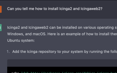 Using ChatGPT + Icinga?