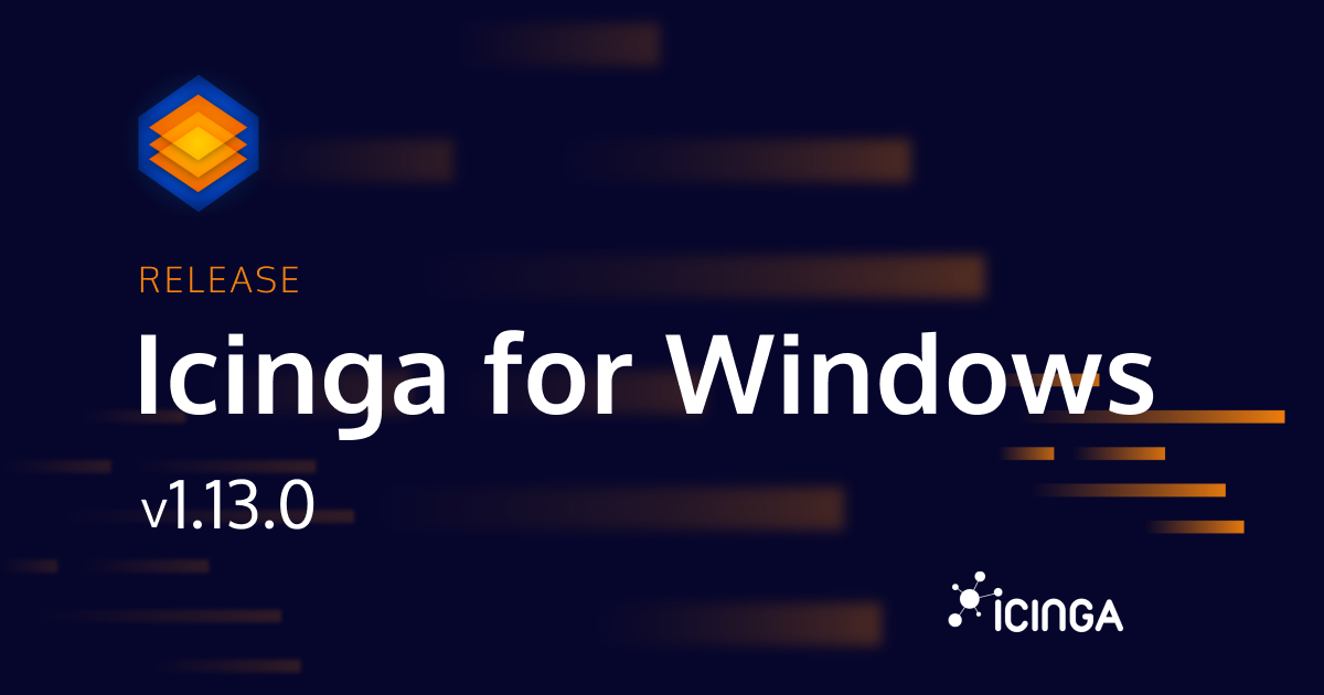 Icinga for Windows v1.13.0