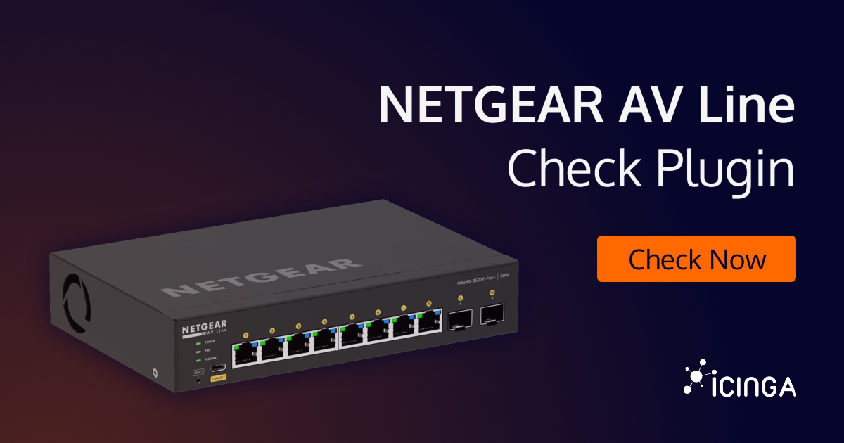New Icinga plugin: NETGEAR monitoring with Go