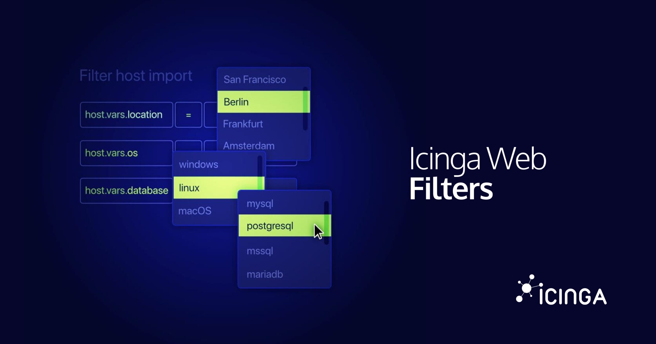 Icinga Web Filter Syntax: Operators, Wildcards and Custom Variables